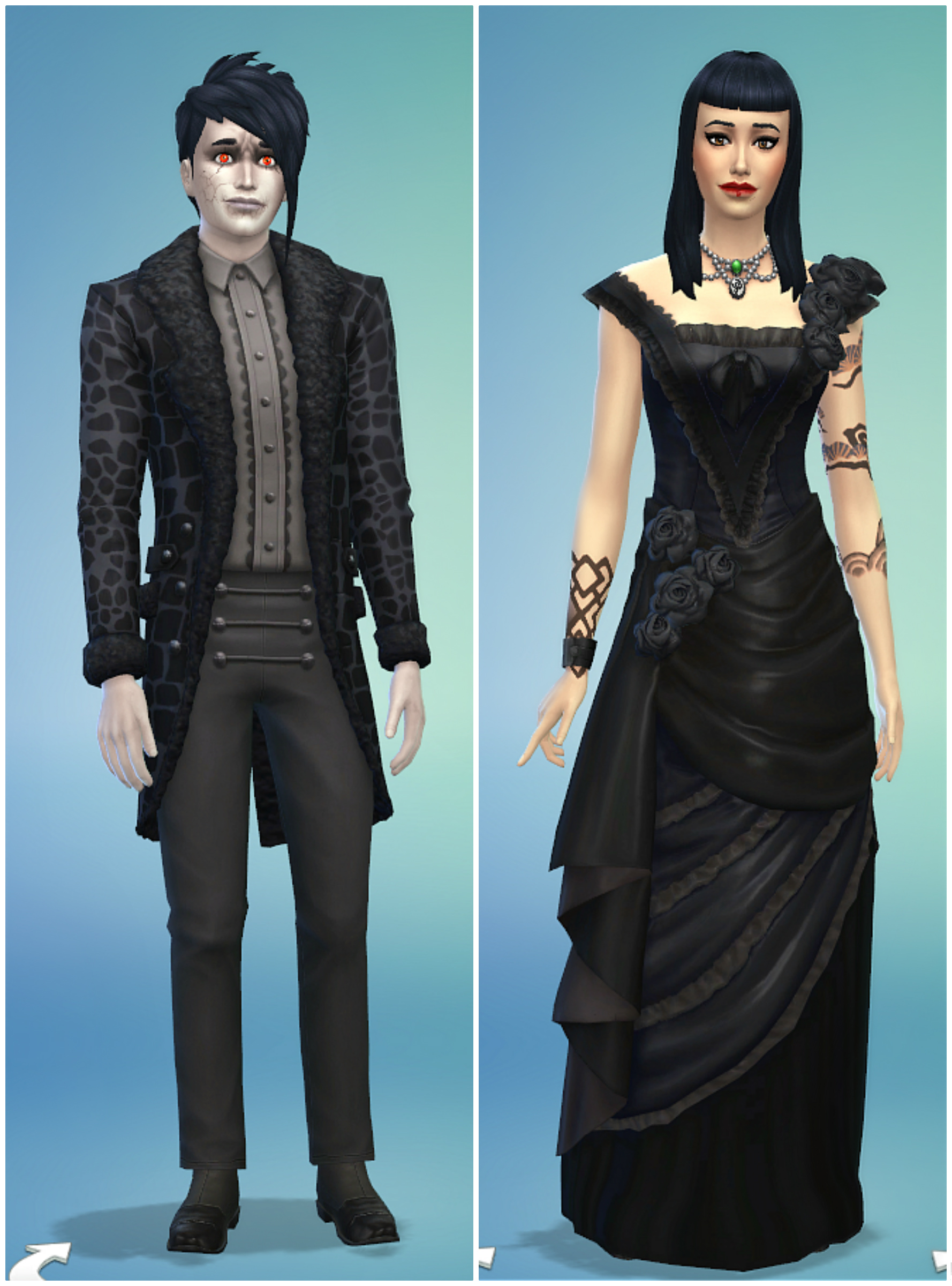 how to create a vampire in sims 4